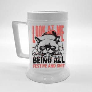 Look At Me Being All Festive And Shit Beer Stein