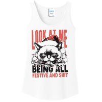 Look At Me Being All Festive And Shit Ladies Essential Tank