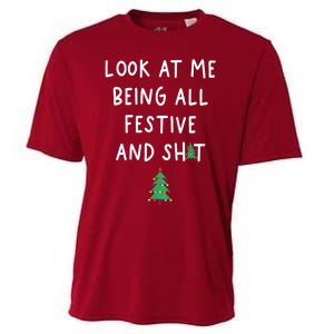 Look At Me Being All Festive Cooling Performance Crew T-Shirt