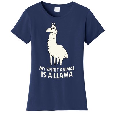 LLamas Are My Spirit Animals Alpaca Llama Women's T-Shirt