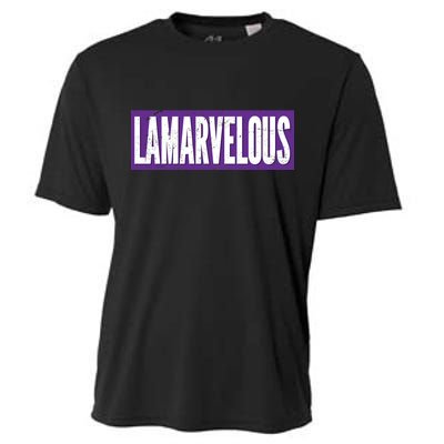 Lamarvalous Baltimore Football Cooling Performance Crew T-Shirt