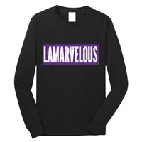 Lamarvalous Baltimore Football Long Sleeve Shirt