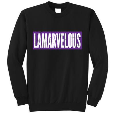 Lamarvalous Baltimore Football Sweatshirt