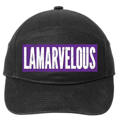 Lamarvalous Baltimore Football 7-Panel Snapback Hat
