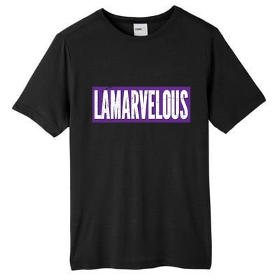 Lamarvalous Baltimore Football Tall Fusion ChromaSoft Performance T-Shirt