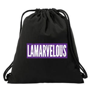 Lamarvalous Baltimore Football Drawstring Bag