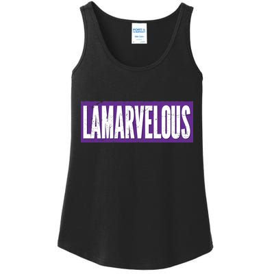 Lamarvalous Baltimore Football Ladies Essential Tank