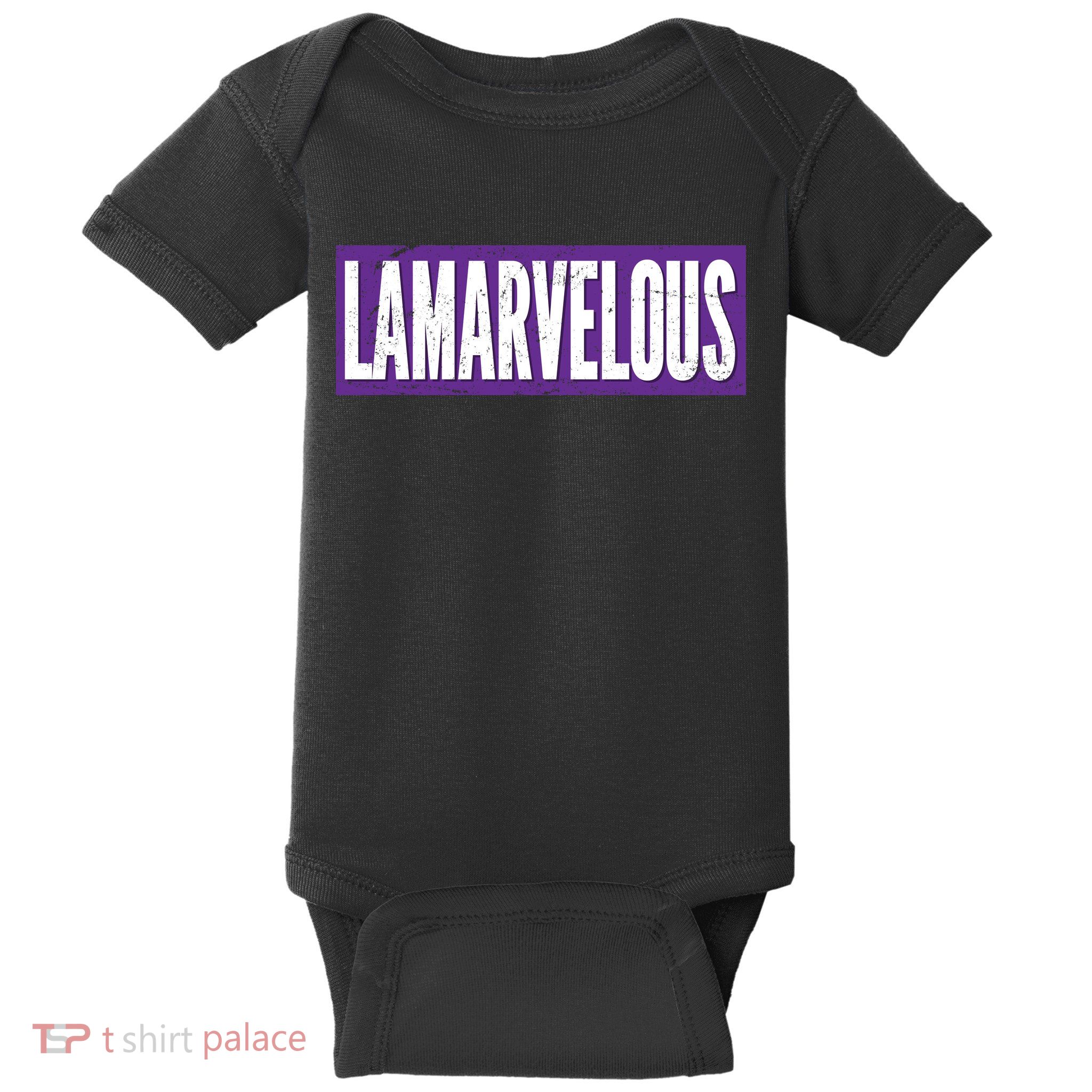 Lamarvalous Baltimore Football Baby Bodysuit