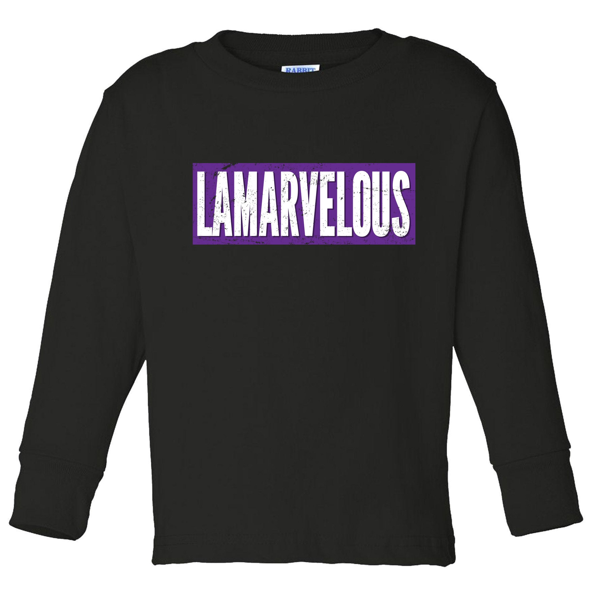 Lamarvalous Baltimore Football Toddler Long Sleeve Shirt