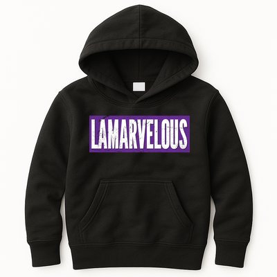 Lamarvalous Baltimore Football Kids Hoodie