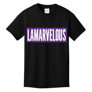 Lamarvalous Baltimore Football Kids T-Shirt