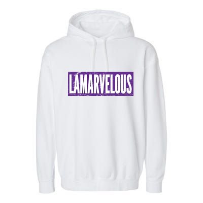 Lamarvalous Baltimore Football Garment-Dyed Fleece Hoodie