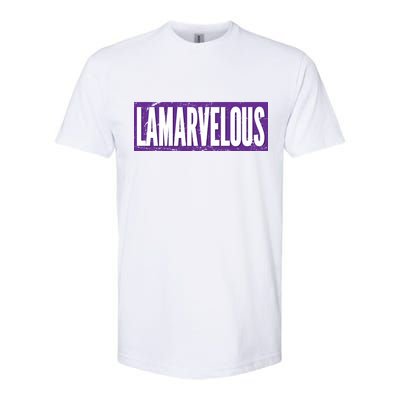 Lamarvalous Baltimore Football Softstyle CVC T-Shirt