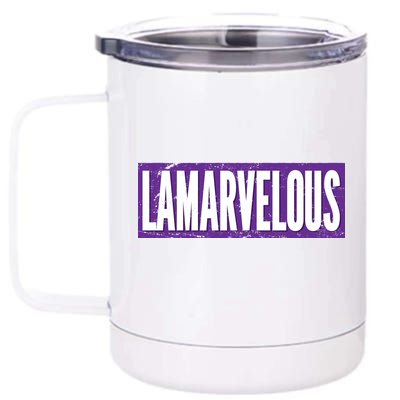 Lamarvalous Baltimore Football 12 oz Stainless Steel Tumbler Cup