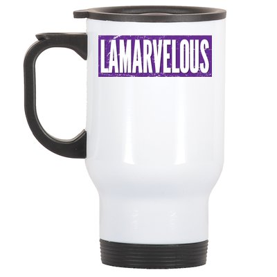 Lamarvalous Baltimore Football Stainless Steel Travel Mug