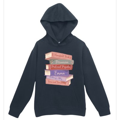 Literacy Austen Novels Roce Books Literary Jane Austen Funny Gift Urban Pullover Hoodie