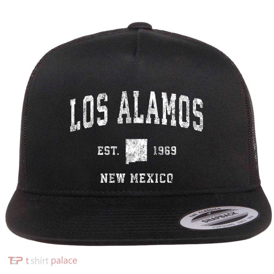 Los Alamos New Mexico Nm Vintage Athletic Sports Flatbill Hat