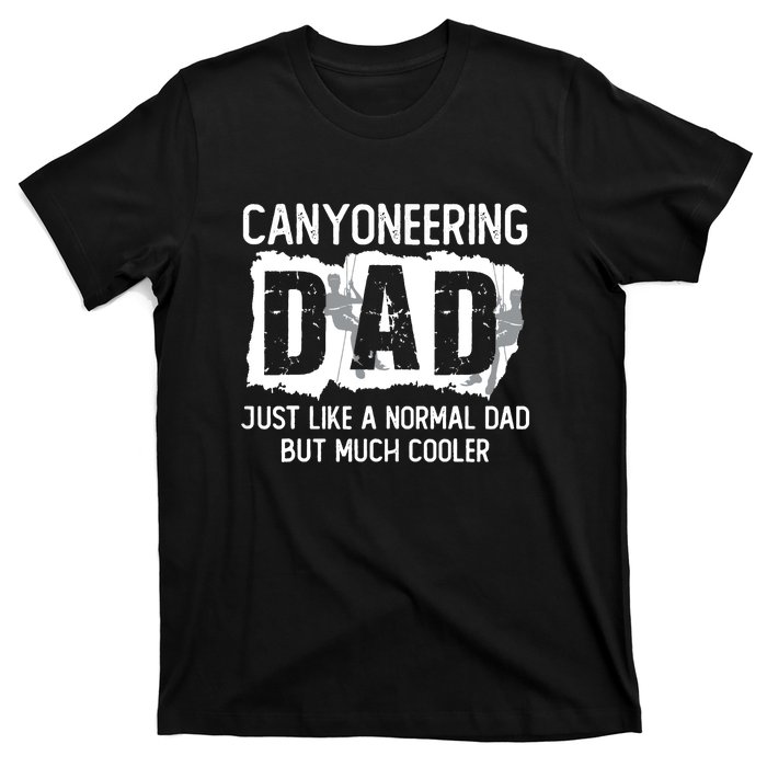 Like A Normal Dad But Cooler Canyoneering Joke T-Shirt