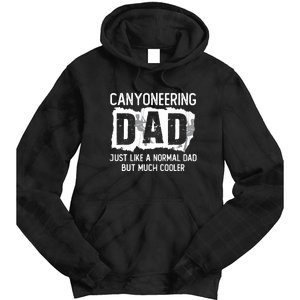 Like A Normal Dad But Cooler Canyoneering Joke Tie Dye Hoodie