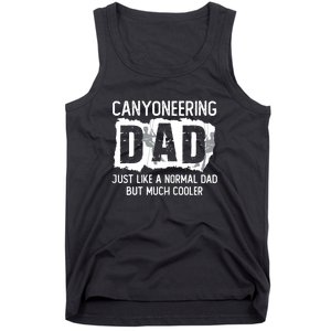 Like A Normal Dad But Cooler Canyoneering Joke Tank Top