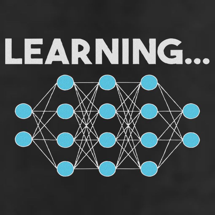 Learning... – Ai, Neural Network, Deep Learning Adult Drive Performance Visor