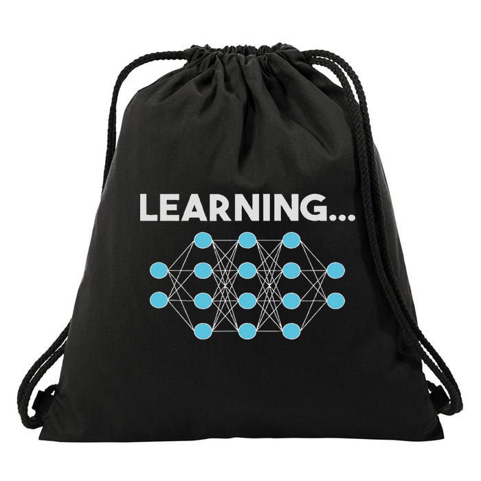 Learning... – Ai, Neural Network, Deep Learning Drawstring Bag