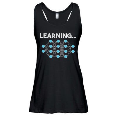 Learning... – Ai, Neural Network, Deep Learning Ladies Essential Flowy Tank