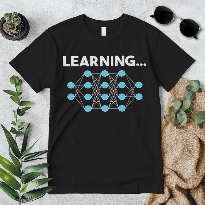 Learning... – Ai, Neural Network, Deep Learning Premium T-Shirt