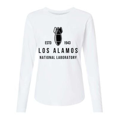 Los Alamos National Laboratory Estd 1945 Atomic Bomb Womens Cotton Relaxed Long Sleeve T-Shirt