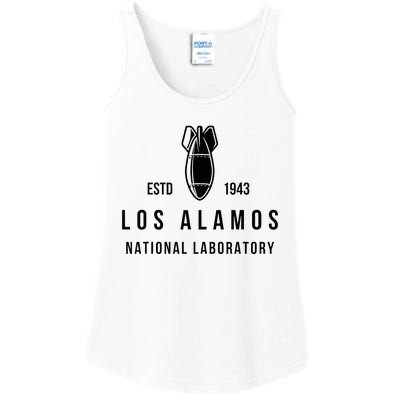 Los Alamos National Laboratory Estd 1945 Atomic Bomb Ladies Essential Tank