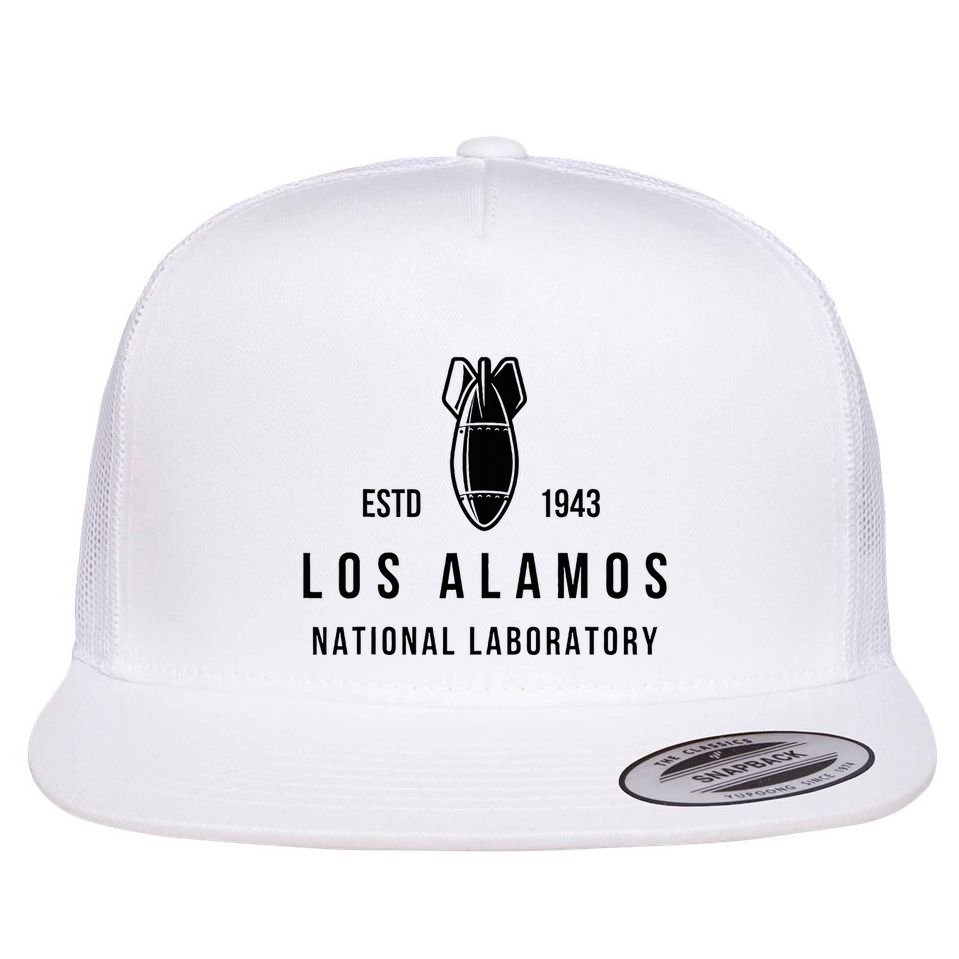 Los Alamos National Laboratory Estd 1945 Atomic Bomb Flat Bill Trucker Hat