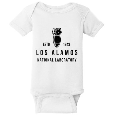 Los Alamos National Laboratory Estd 1945 Atomic Bomb Baby Bodysuit