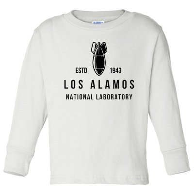 Los Alamos National Laboratory Estd 1945 Atomic Bomb Toddler Long Sleeve Shirt