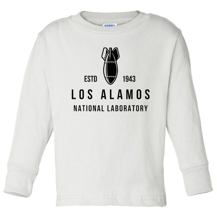 Los Alamos National Laboratory Estd 1945 Atomic Bomb Toddler Long Sleeve Shirt