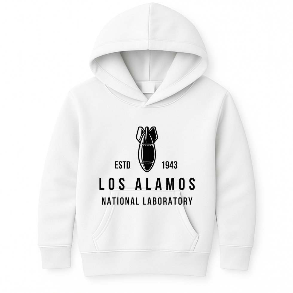 Los Alamos National Laboratory Estd 1945 Atomic Bomb Kids Hoodie