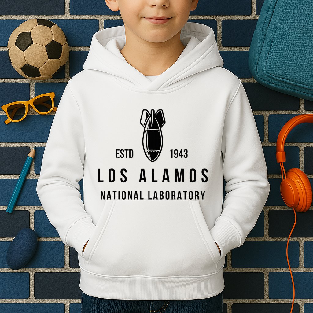 Los Alamos National Laboratory Estd 1945 Atomic Bomb Kids Hoodie