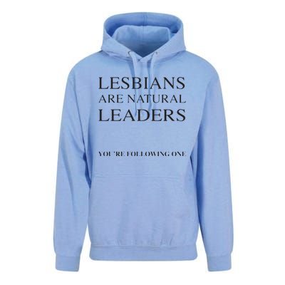 Lesbians Are Natural Leaders Lesbian Shirts Lesbian Pride Unisex Surf Hoodie