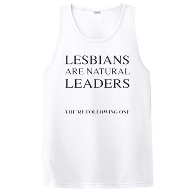 Lesbians Are Natural Leaders Lesbian Shirts Lesbian Pride PosiCharge Competitor Tank