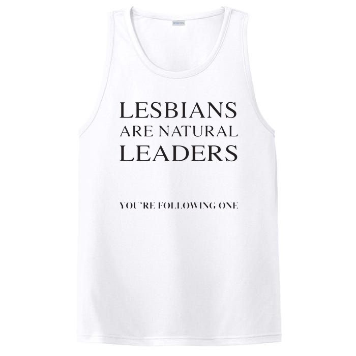 Lesbians Are Natural Leaders Lesbian Shirts Lesbian Pride PosiCharge Competitor Tank