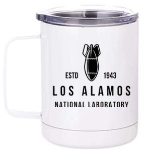 Los Alamos National Laboratory Estd 1945 Atomic Bomb 12 oz Stainless Steel Tumbler Cup