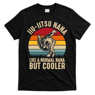 Like A Normal Nana But Cooler Jiu Jitsu Nana Funny Vintage T-Shirt
