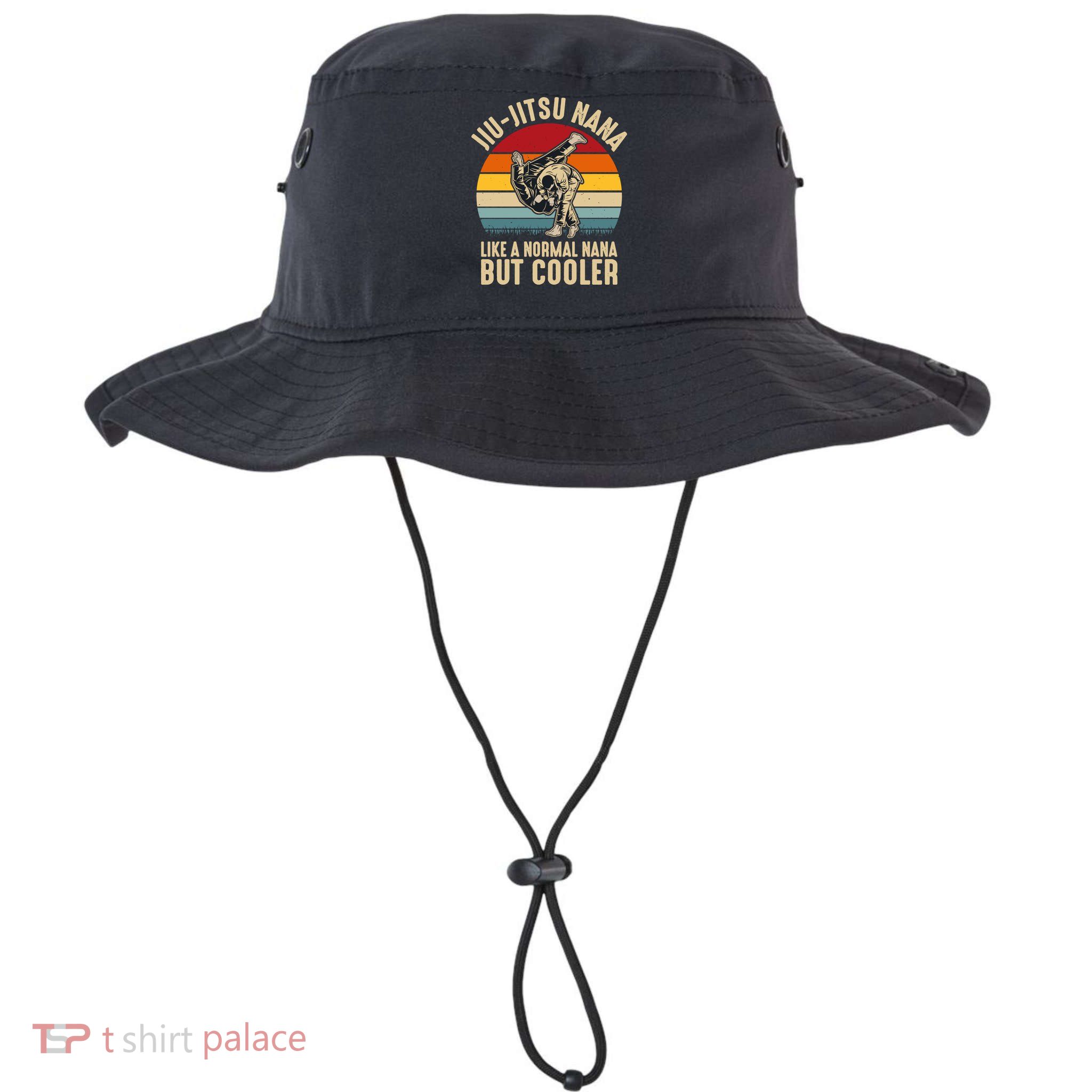 Like A Normal Nana But Cooler Jiu Jitsu Nana Funny Vintage Bucket Hat