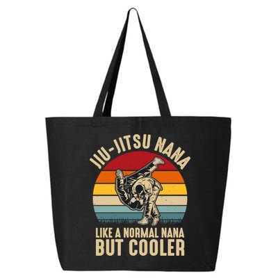 Like A Normal Nana But Cooler Jiu Jitsu Nana Funny Vintage 25L Jumbo Tote