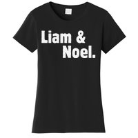 Liam And Noel Names Throwback Retro 90s Boy Girl Women's T-Shirt