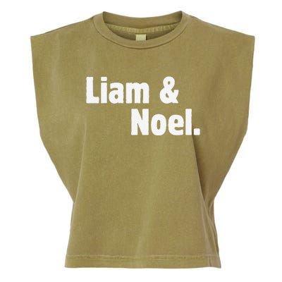 Liam And Noel Names Throwback Retro 90s Boy Girl Garment-Dyed Women's Muscle Tee