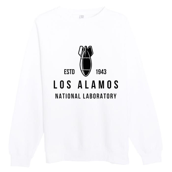 Los Alamos National Laboratory Estd 1945 Atomic Bomb Premium Crewneck Sweatshirt