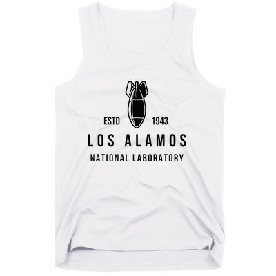 Los Alamos National Laboratory Estd 1945 Atomic Bomb Tank Top