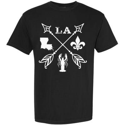 Louisiana Arrow New Orleans Mardi Gras Garment-Dyed Heavyweight T-Shirt