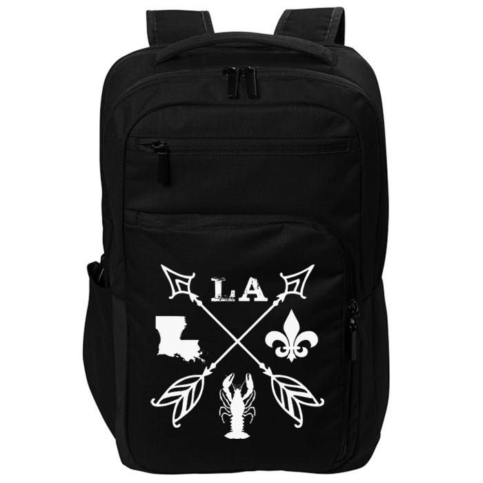 Louisiana Arrow New Orleans Mardi Gras Impact Tech Backpack