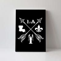 Louisiana Arrow New Orleans Mardi Gras Canvas